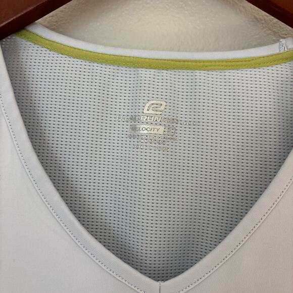 Road Runner Running Shirt V-Neck Short Sleeve Lightweight Moisture-Wicking - Picture 3 of 8